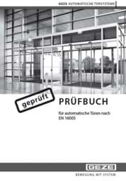 Zeige Details für GEZE Prüfbuch für Feststellanlagen Bild von GEZE Prüfbuch für Feststellanlagen