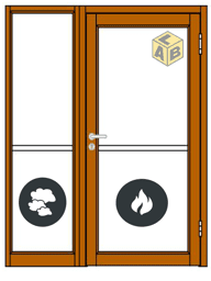 Zeige Details für Massivholz Rahmentür 1.flüglig mit Seitenteil Bild von Massivholz Rahmentür 1.flüglig mit Seitenteil