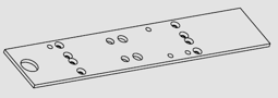 Bild von Montageplatte Türschließer für TS 5000 EFS/RFS/E-HY